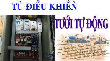 Tủ điện tưới tự động có hẹn giờ và điều khiển qua remoter