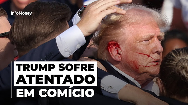 Trump é ferido em tiroteio durante comício