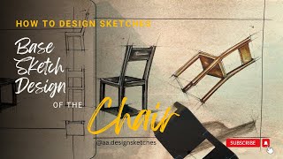 Chair Design Sketches and Hand Rendering  #design #industrialdesignsketch #sketch