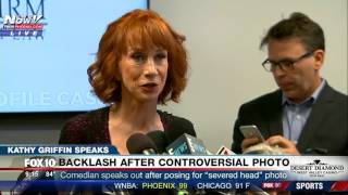 MUST WATCH: Kathy Griffin Speaks About "Severed Head" Photo, Death Threats @ Press Conference (FNN)