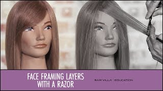In this video we're going to share a fresh approach for creating face
framing layers using razor instead of blunt shear or thinning shears.
the end resul...