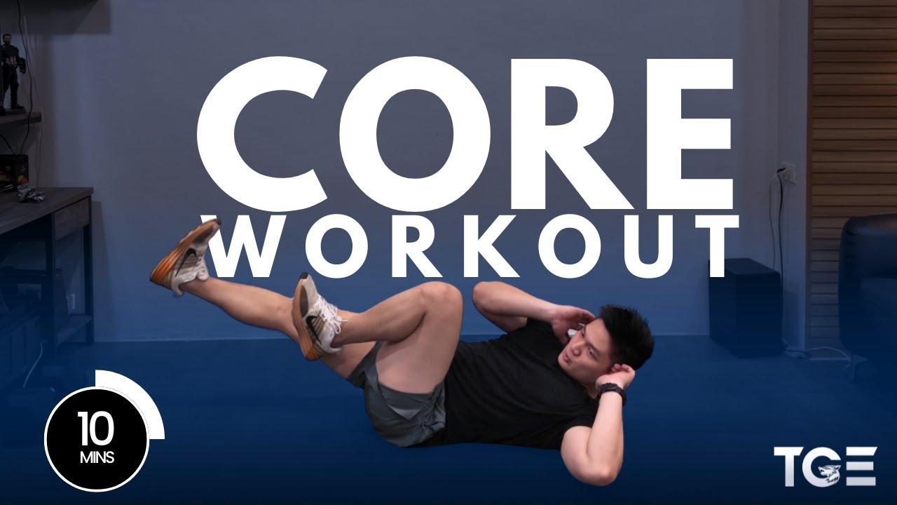 10 Minute Core Workout at Home | Burn Belly Fat & Build Abs at Home ...