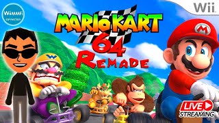 🔴 JUGANDO MARIO KART 64 REMADE ONLINE CON SUSCRIPTORES en NINTENDO WII - DIRECTO