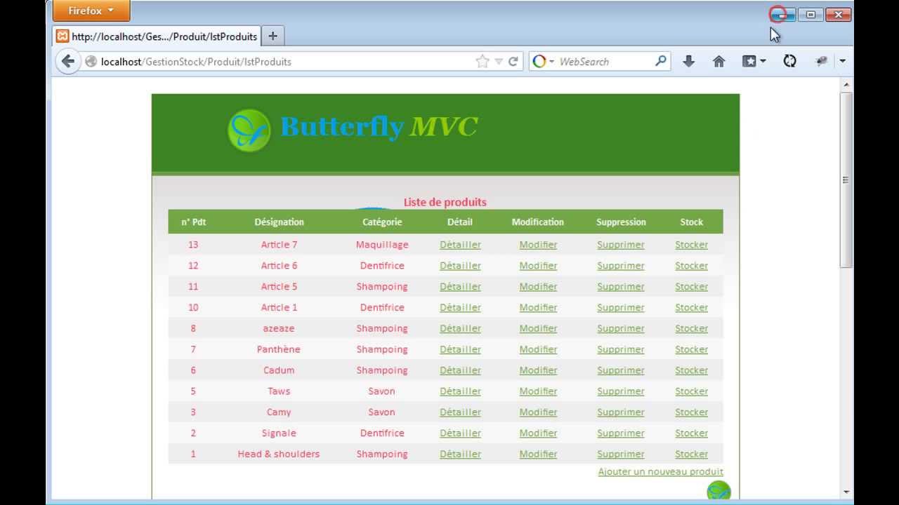 Application Web Gestion De Stock Php Code Source