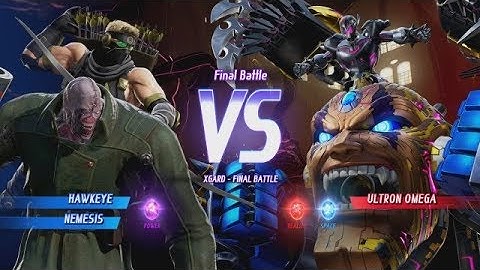 MVCI - ARCADE MODE - HAWKEYE/NEMESIS!