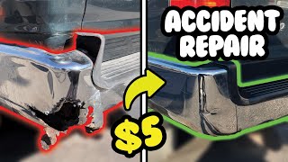 Make Accident Damage like New for $5 + Realigning Panel Gaps With Junkyard Parts