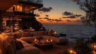Smooth Jazz At Sunset | Relaxing Luxury Seaside Ambience To Refresh Your Soul & Calm Your Mind