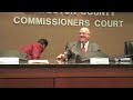 Galveston County Judge Yarbrough's final meeting