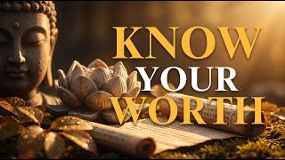 Datos (NO ADS) “You Do Not Need to Be Chosen to Be Valuable.” | Buddhist Teachings on Self-Worth Guía