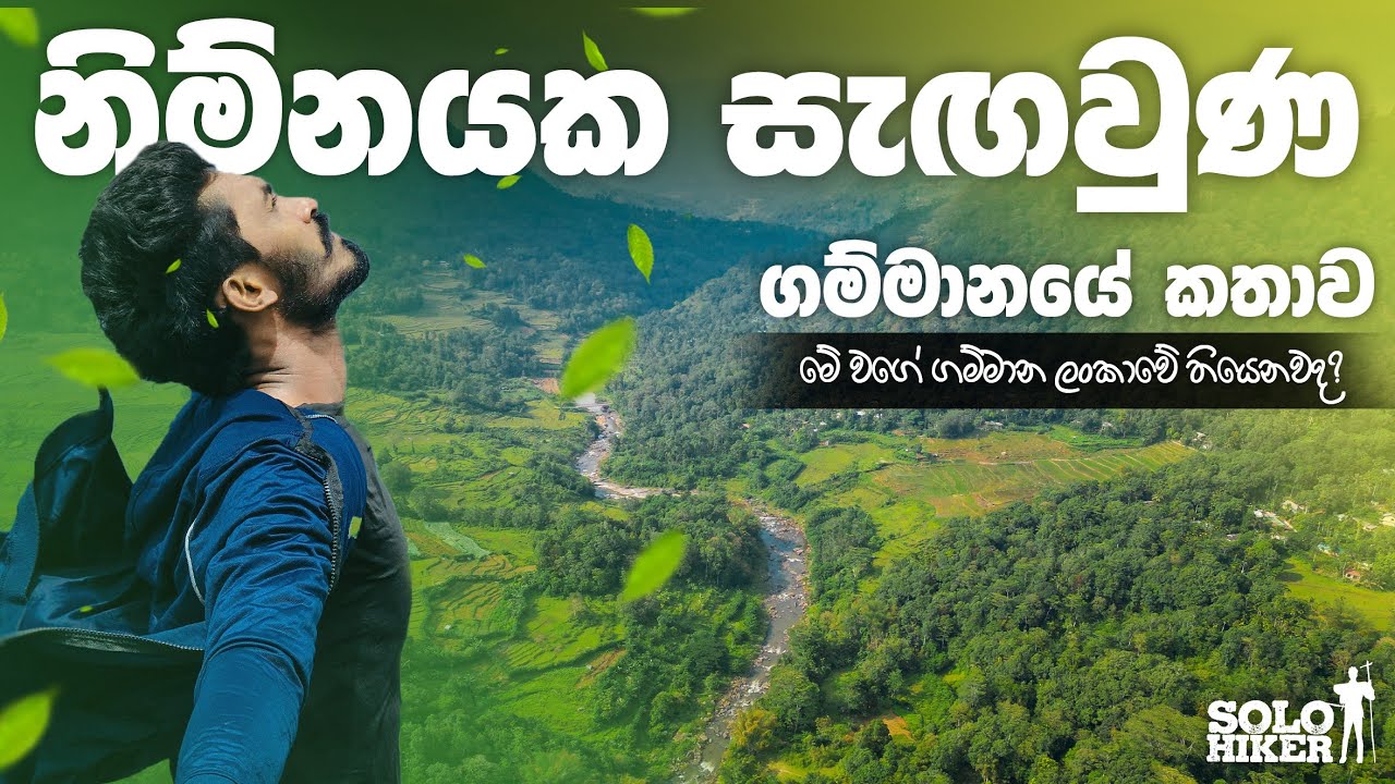 නිම්නයක සැඟවුණු ගම්මානයක් සොයා ගිය ගමන | මඩකුඹුර | Madakubura | Kotmale | Solo Hiker |