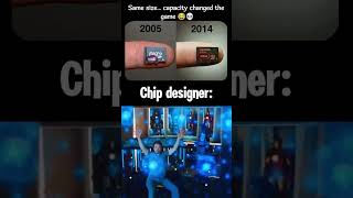 Micro SD chip designers are actual wizards! 🧠 #shorts #funny #tech