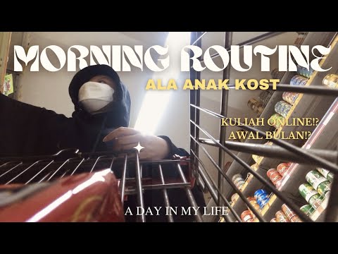 a day in my life • morning routine 🌻✨ anak kost ver. - indonesia