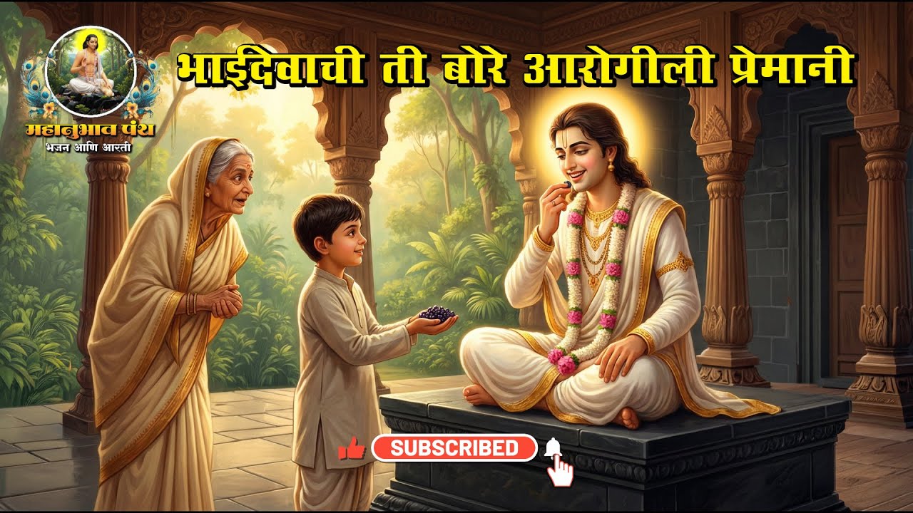 भाइदेवांची ती बोरे आरोगिली प्रेमानी Bhaidevanchi ti bore aarogili premani
