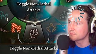 Toggle Non-Lethal Attacks
