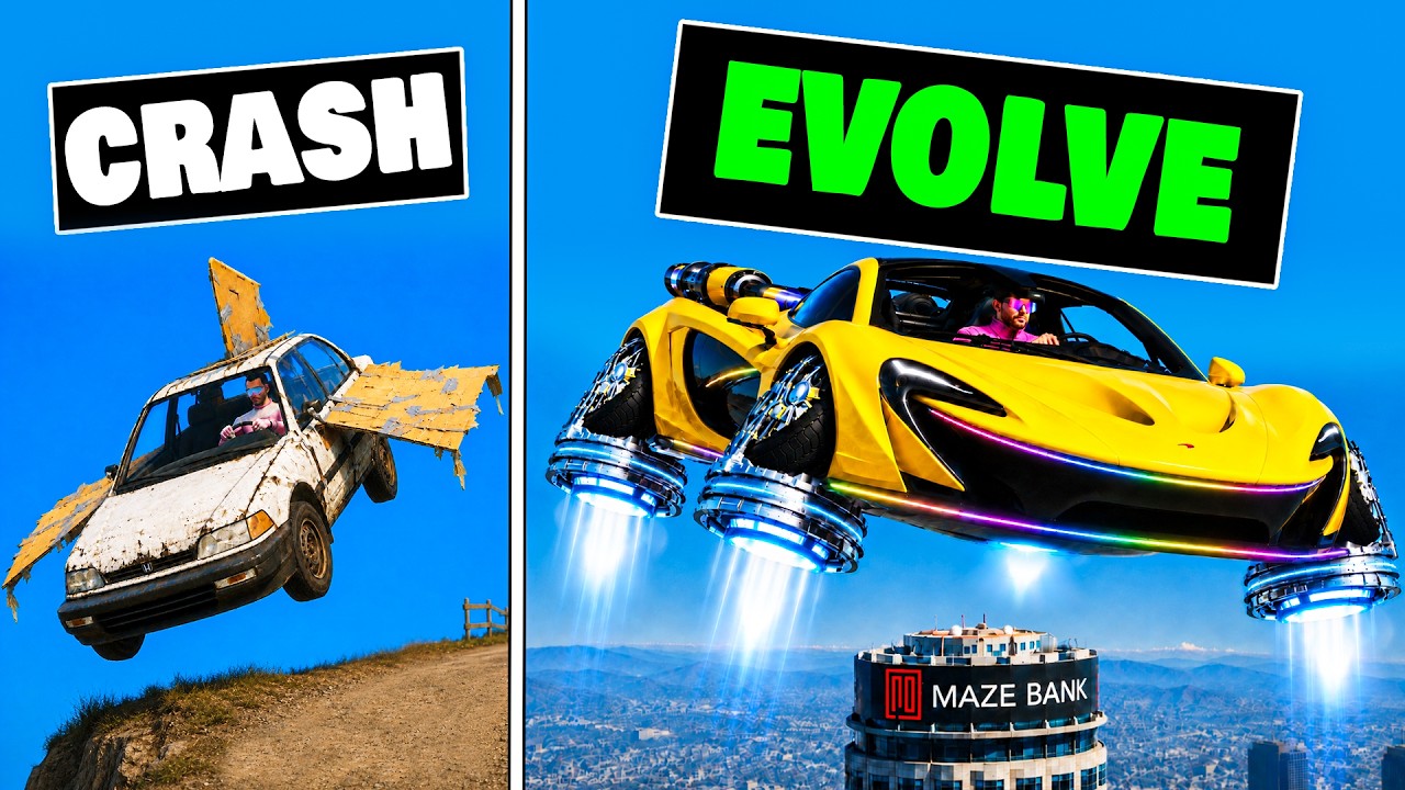 Every Time I Crash, My Flying Car Evolves in GTA 5