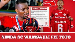 🔴#BREAKING SIMBA SC YAKAMILISHA USAJILI WA FEI TOTO,, WAMTAMBULISHA MDA HUU