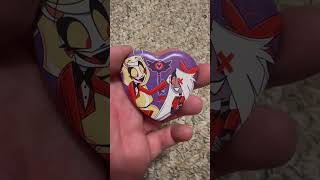 Hazbin Hotel Charlie and Vaggie heart pin (Hot Topic find) (older video)