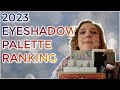 2023 PALETTE RANKING // Ranking all the eyeshadow palettes I tried this year so far