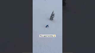 That looked painful 🤕 #skiing #snowboarding #fails