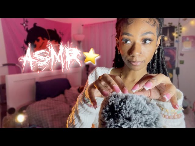 ASMR Fluffy Mic Scratching & Massaging 💆‍♀️🎙️✨