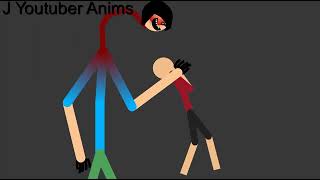 Cartoon Yoyo (Trevor Henderson) Vs Jamskie(?) (Result of isolation) - Stickman Animation