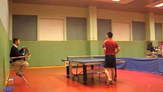 20140720全港公開乒乓球單打錦標賽男子丁組64強黃家亮對陳子俊第二局