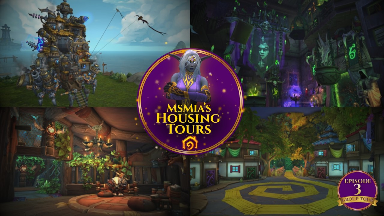 Creative Player Builds | Wow Housing Tour - YouTube