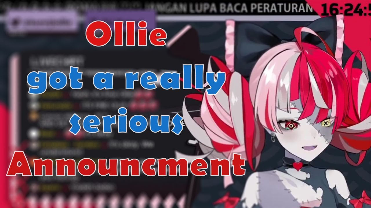 Ollie Got A Really Serious Announcement For Us......