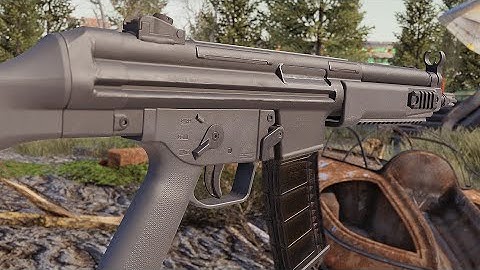Lachmann-556 / R91 / HK53A2 in Fallout 4 - #fallout4 #callofdutymodernwarfare2