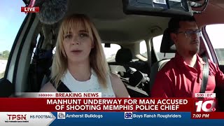 VIDEO: Blue Alert issued for ‘armed and dangerous’ man involved in shooting Memphis police chief