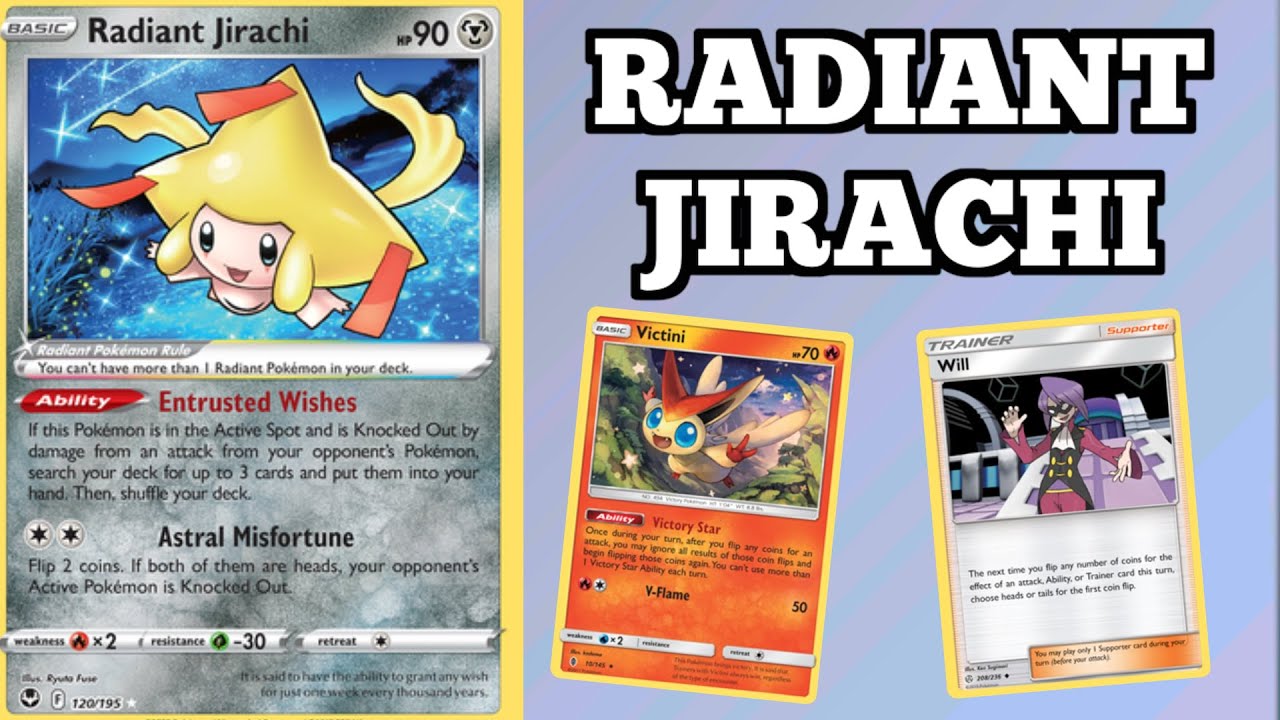 Radiant Jirachi Knocks Out Any Pokemon Easily!- PTCGO Expanded