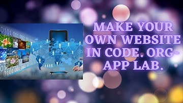 Make your own website in code.org-app lab | Coding with Jennie.