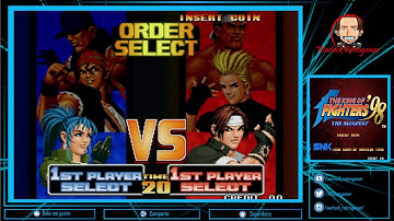 The King of Fighters 98 - Ikari Team (Leona - Ralf - Clark) playthrough (Gameplay)