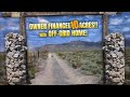 Off-grid home on 10 acres with MOUNTAIN VIEWS! - [OWNER FINANCED LAND FOR SALE]