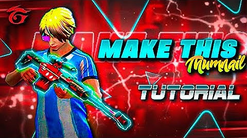 FreeFire Montage Thumbnail Tutorial💥| How To Make Thumbnail Like Ruok FF | Make FF Thumbnail in PSCC