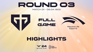 Full Highlights GEN vs HLE | Playoffs Round 3 | LCK Mùa Xuân 2024 [06.04.2024]