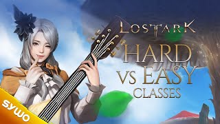 LOST ARK's Easiest Classes vs Hardest Classes