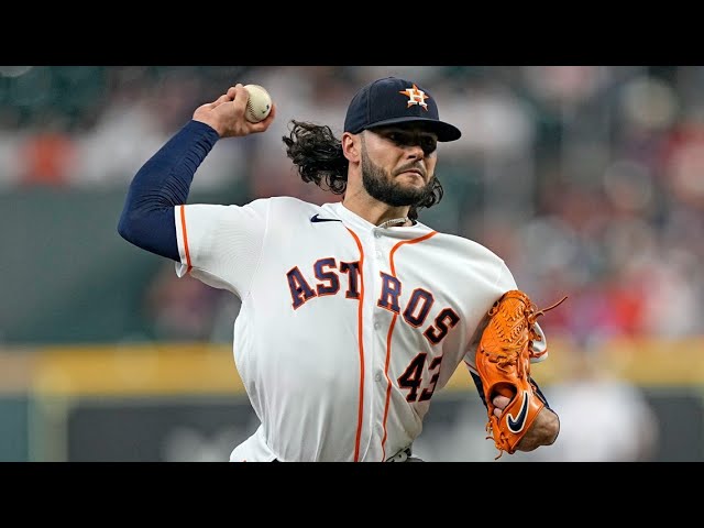 We're talking Astros. How's Lance McCullers' arm as they prepare for  Boston? 