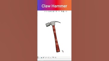 Claw hammer #shorts #shorts #shortsfeed #cadmonkeys #solidworks