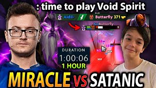 When MIRACLE realizes SATANIC picked Anti-Mage 1 HOUR Epic Battle