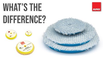 What Are The DIFFERENCES Between RUPES Polishing Pads? | THE RAG COMPANY