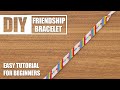 Candy Stripes Lines Dots Macrame Friendship Bracelets | Easy Tutorial for Beginner