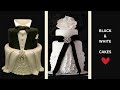 Fantastic!!! Haute Couture Black and White Cakes Design #HauteCouture #BakeryCakedesign