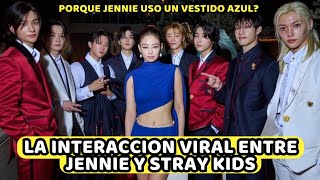 EL POSIBLE MOTIVO POR EL QUE JENNIE USO UN VESTIDO AZUL EN LA MET GALA + STRAY KIDS Y ELLA JUNTOS ✨