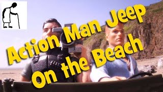 Action Man Jeep On the Beach