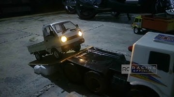 Rc Car Wpl D12 Test Drive At Night
