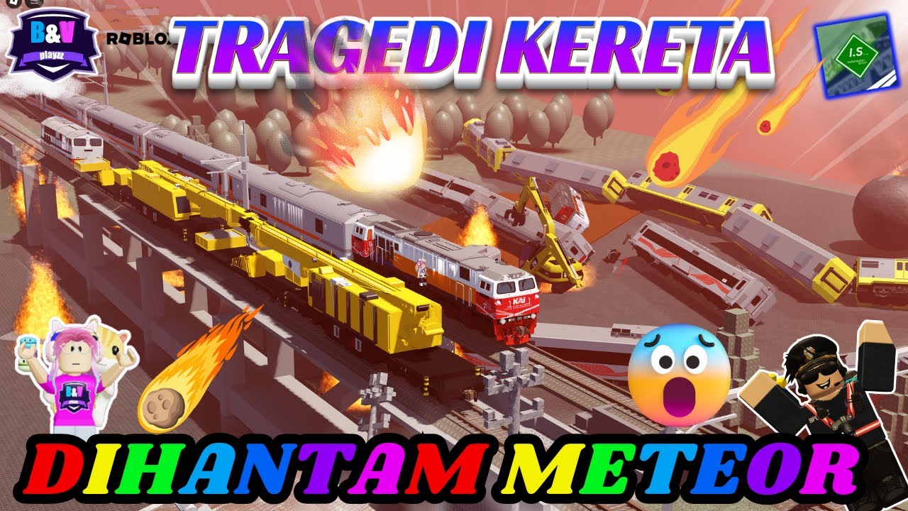 TRAGEDI KERETA!! DIHANTAM METEOR!