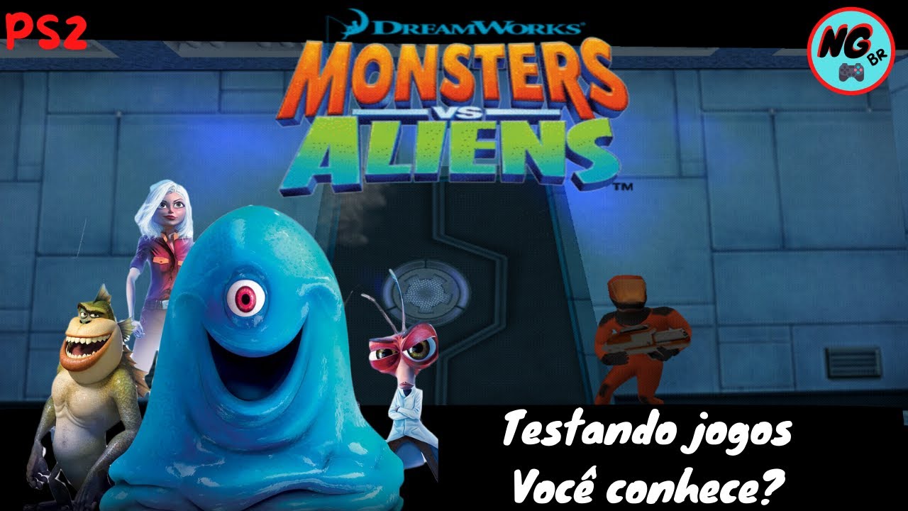 Gameteczone Jogo PS2 Monsters VS Aliens - Activision - São Paulo SP -  Gameteczone a melhor loja de Games e Assistência Técnica do Brasil em SP
