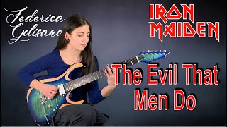 The Evil That Men Do - Iron Maiden - Solo Cover by Federica Golisano  with Cort X700 Duality