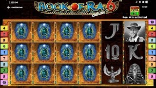 Novoline Online - Book of Ra 6 - 10 Freispiele mit dem Symbol Scarabeo auf 2 Euro Einsatz - Echtgeld screenshot 1